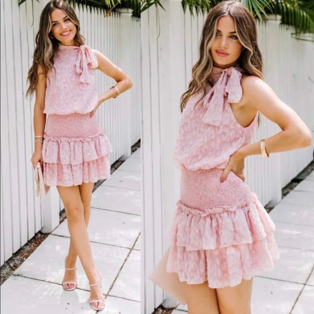 Pink Mini Dress Vici NWOT